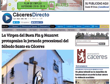 Tablet Screenshot of caceresdirecto.com
